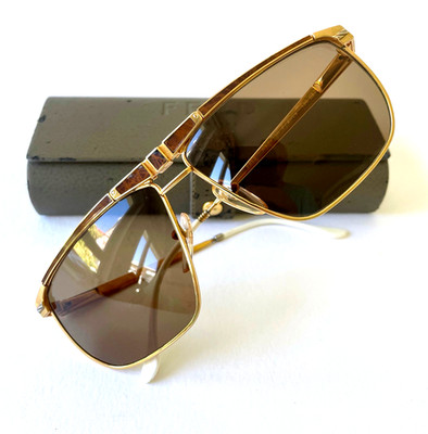 vintage FRED OCEAN sunglasses France gold plated MEDIUM 59/12 Cup Cap Horn rare