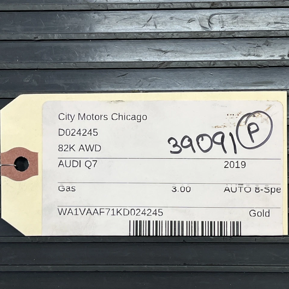 2017-2019 Audi Q7 4M Rear Left Wheelhouse Fender Liner OEM Mud Guard - Image 2 of 4