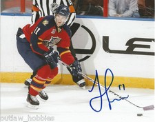 Florida Panthers Jonathan Huberdeau Signed Autographed 8x10 Photo COA G