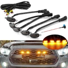 5X Universal For Ford Toyota Truck Raptor Style LED Amber Front Grille Lights