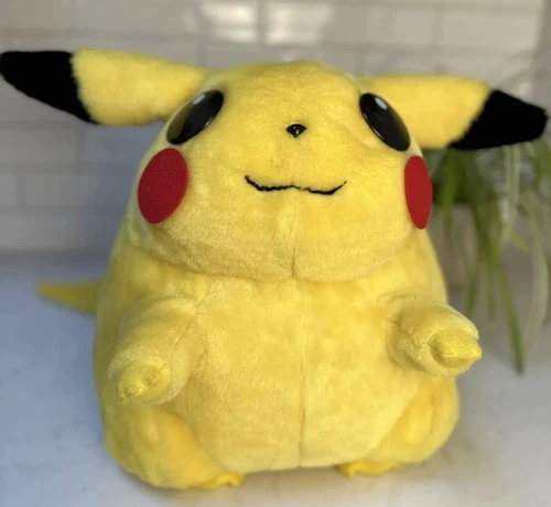 Pokemon PIKACHU Plush Toy 12”Tall VTG EXC