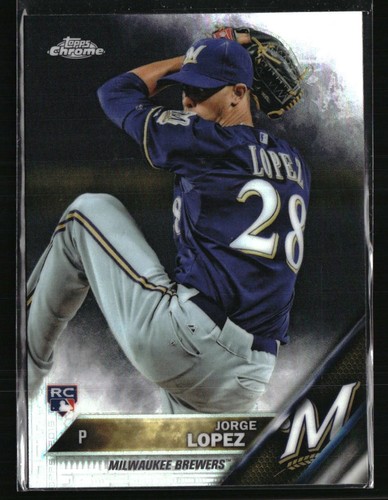 Jorge Lopez 2016 Topps Chrome #94 Refractor  Baseball Card - Picture 1 of 2