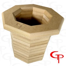 GP 6" DIY Stack Fab Octa Port Subwoofer Speaker box tube air vent speaker rings