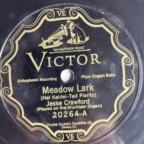 10" 78 RPM-Jesse Crawford-Meadlw Lark/Stars are the Windows of Heaven/20264 - 第 1/4 張圖片