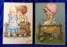 Vintage Mary May Two Wall Hangings Child's Room Nursery Decor Two Dimensional