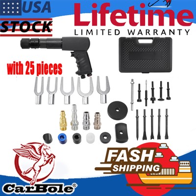 Air Hammer with 25-Piece Tool plus Set,Multi-functional and Non-slip Hammer