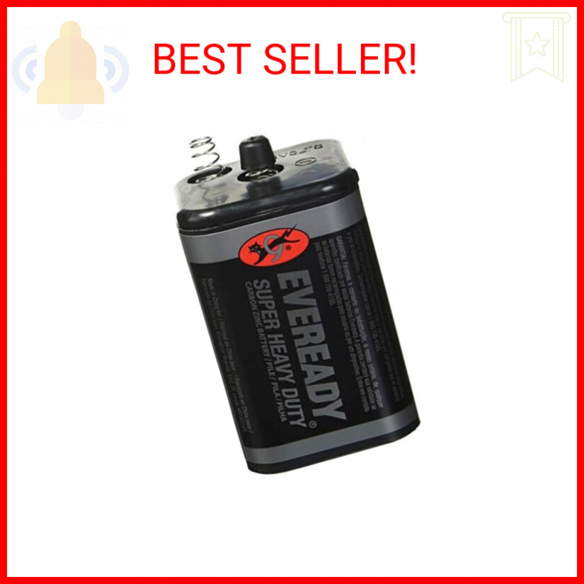 EVEREADY 6V Battery, Super Heavy Duty 6 Volt Battery, 1 Count eBay