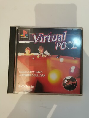 Virtual Pool Sony PS1 PlayStation One Spiel Disk Handbuch Retro Gaming PAL UK 