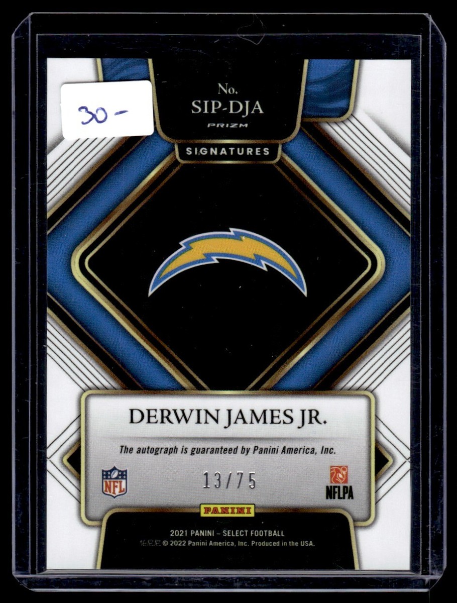 2022 Panini Select Signatures Derwin James Jr. Auto 13/75 Los
