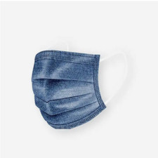 Medipop Non-Medical 5-Pieces Breathable Disposable Face Protective , Denim
