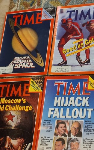LOT 19 Issues TIME magazine 1980’s 1980 1985 1988 & 1989 Most G &VG - Picture 15 of 15