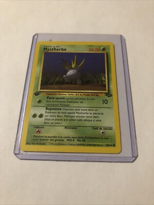 Pokemon Oddish 58/64 Jungle 1st Edition French Set