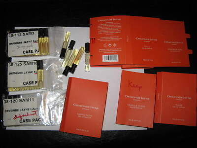 RARE ORMONDE JAYNE EDP SAMPLES,0.07 OZ. 2ML,SOME ARE ON CARD,SOME NOT.