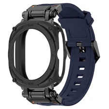 Silicone Band WatchBands Protective Case Cover for Galaxy Watch Ultra 47mm Strap