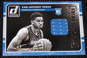 KARL-ANTHONY-TOWNS-15-16-DONRUSS-STUDIO-JERSEY-PATCH-ROOKIE-RC-SSP-SHARP-WOLVES