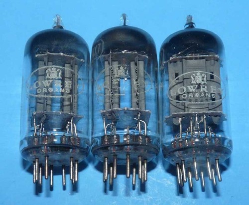 3 Excellent strong test Nos Rca long grey plate 12AX7 tubes #FA122