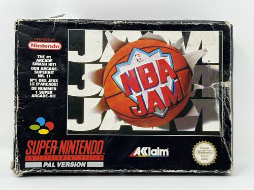 SNES Super Nintendo - NBA Jam - NTSC USA version - Boxed - Tested - Complete - Picture 6 of 6