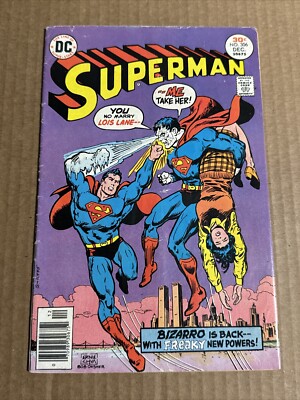 SUPERMAN #306 FIRST PRINT DC COMICS (1976) BIZARRO LOIS LANE | eBay