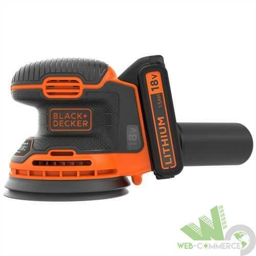 LEVIGATRICE ROTO ORBITALE ROTORBITALE A BATTERIA B+D 18V BDCROS18 CON ACCESSORI