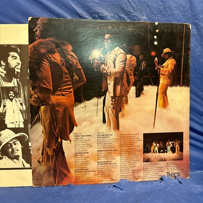 THE ISLEY BROTHERS - THE HEAT IS ON - RECORD LP COVER ONLY / NO