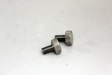 ONE Stainless Knurled Knob Fastener - 3/8x24 Thread, 1" Length, .817 Head Width