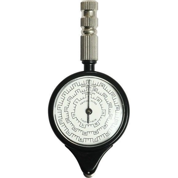 Professional Map Distance Measuring Tool – Aluminum Alloy Curvimeter For Measuring Curved Routes On Maps