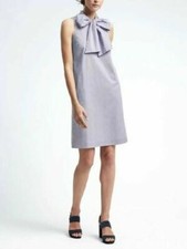BANANA REPUBLIC STRIPE BOW NECK DRESS #783141 NWT! 0