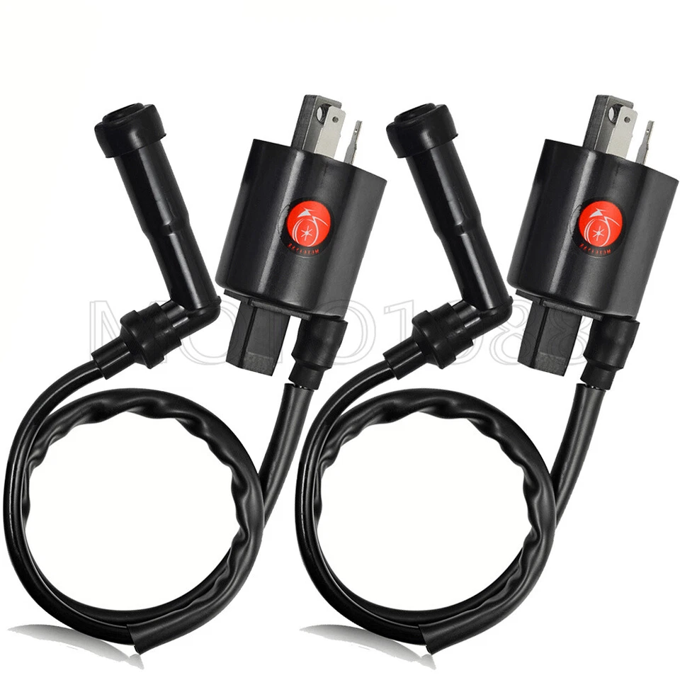 Paquete de 2 bobinas de encendido para Yamaha Virago 1100 XV1100 1986 - 1999 Foto 2 de 4