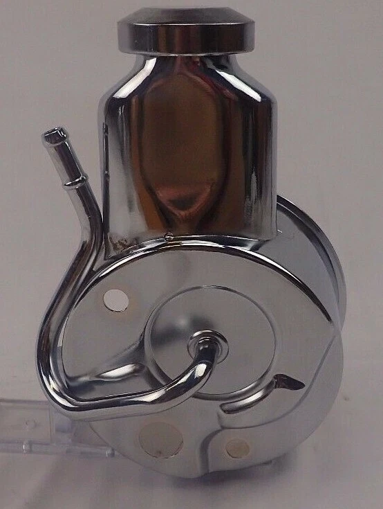 Bomba de dirección asistida Buick Skylark 1969-1972 - depósito estilo Saginaw cromado nuevo  Foto 2 de 4