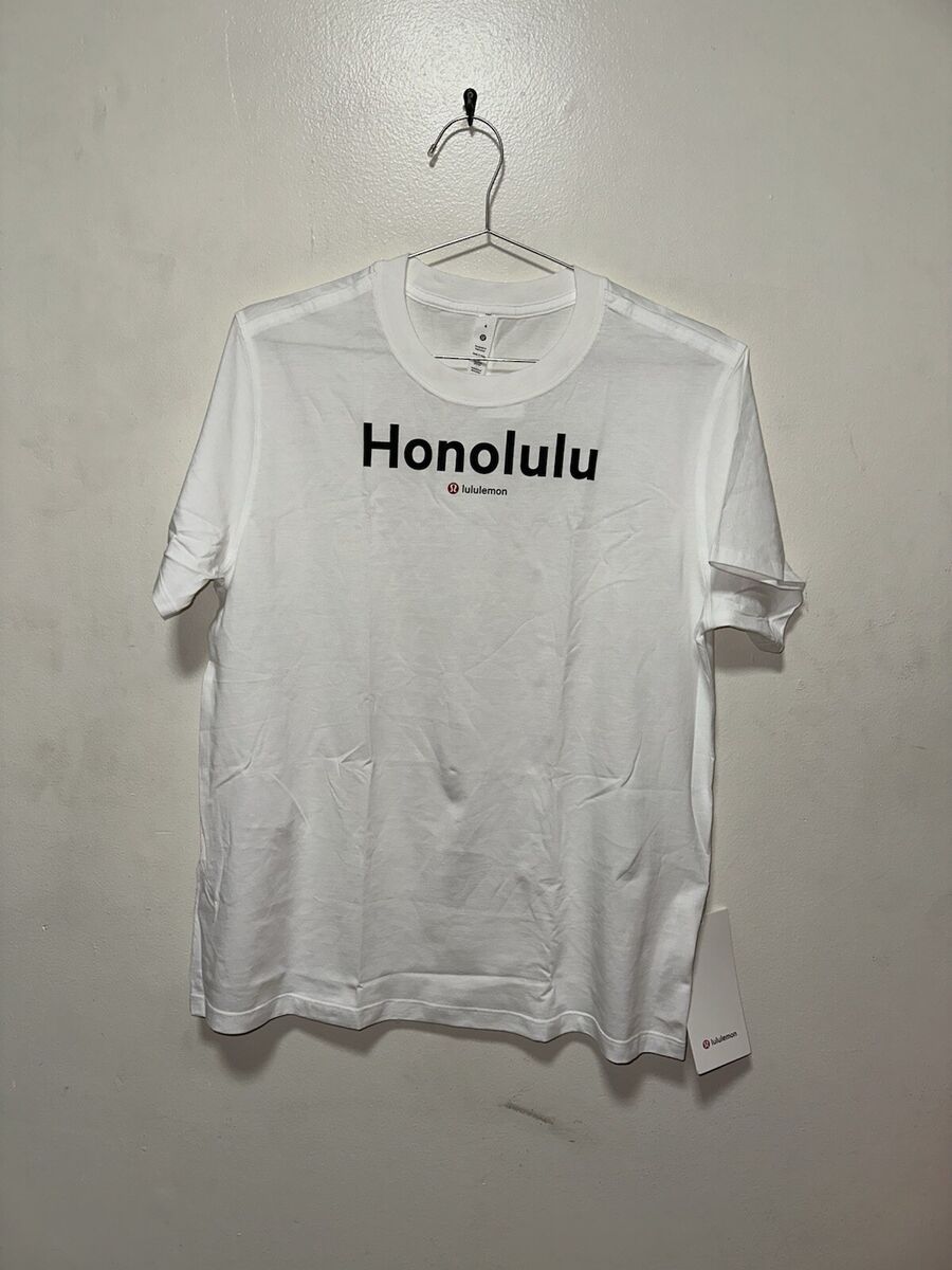 NEW Lululemon Womens ALL YOURS COTTON TEE *HONOLULU Graphic NEW Lululemon Womens ALL YOURS COTTON TEE *HONOLULU Graphic
