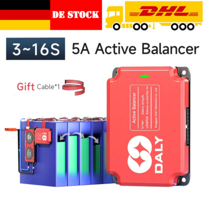 Daly 5A Active Balancer 3S-16S Li-ion LiFePo4 Battery Equalizer Board AEU DE