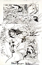Jose Garcia-LOPEZ / Klaus JANSON ~JLA /WONDER WOMAN~ SPLASH 2006