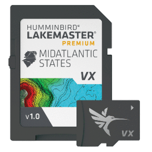Humminbird LakeMaster; VX Premium Mid-Atlantic States 602004-1 Boat Marine