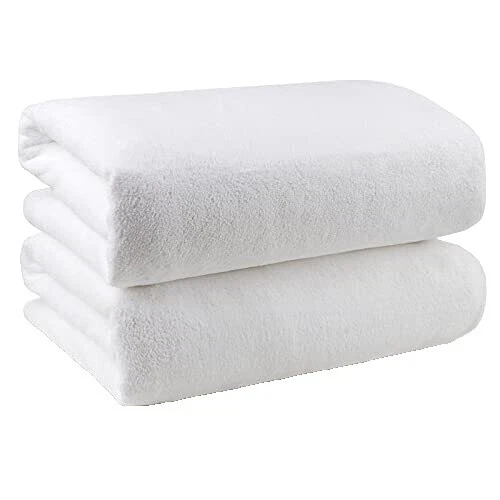 Toallas de baño Blanco Polar y mantillas