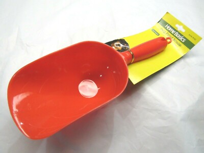 Home Basics 2 Cup Capacity Pet Food Scoop Red Single