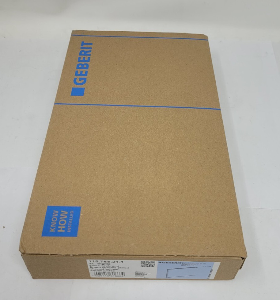 Geberit 115.768.21.1 Flush Plate Sigma Series in-Wall Toilet Systems - Chrome