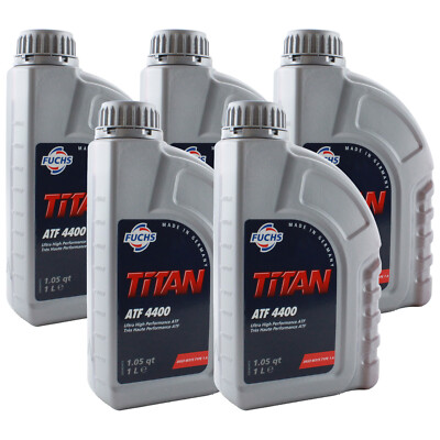 Fuchs 5 Liter TITAN ATF 4400 Auto Trans Fluid 5 x 1L for Audi BMW Jaguar LR VW