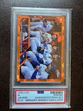 2023 Topps Chrome Sapphire /25 Orange Star Power Dodgers Core Stays Loose #113