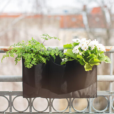 Relaxdays Vasi Sospesi Per Piante, Set 3 Portavasi In Fibra Di Cocco E Ferro, HD 48x31 Cm - Foto 12