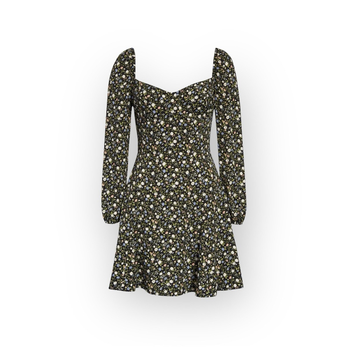 reformation black and white mini dress NWT Mochi Long Sleeve Floral Size 8 Esprirt & US Sizes:13 Men's = 14.5 Women's