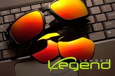 A50 Fuchsia/Gold Mirror POLARIZED Replacement Legend Lenses For Oakley HOLBROOK