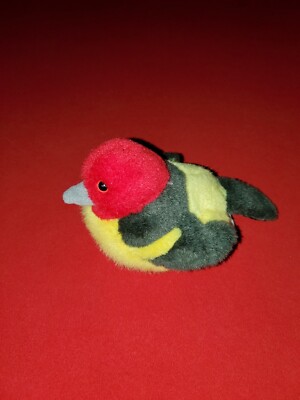 NWOT Western Tanager Wild Republic Audubon Realistic Bird Sounds Plush doll