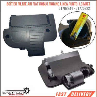 SPORT CAR AUTO PARTS Boîtier filtre à air 1.3 MJET Fiat Doblo/Fiorino/Grande Punto/Linea OEM 51798941
