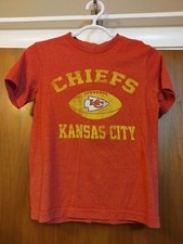 Kansas City Chiefs T Shirt NFL Youth Medium 8 Red/Yellow Short Sleeve