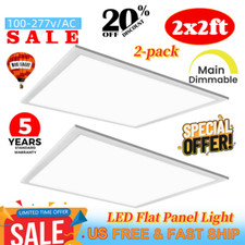 2x2 FT LED Flat Panel Light 45W,5000K Daylight 100-277V Recessed Troffer Fixture