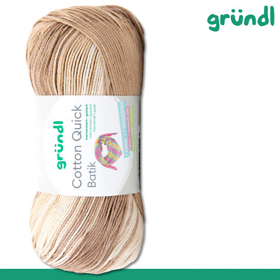 Gründl Lana Cotton Quick Batik Filato Per Uncinetto Sfumato (100 - Foto 7