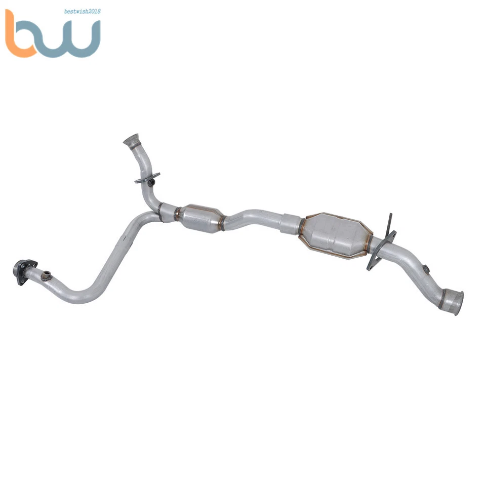 For 2001-2004 Chevrolet S10 GMC Sonoma 4.3L V6 Front Y Pipe Catalytic Converter Foto 2 de 4