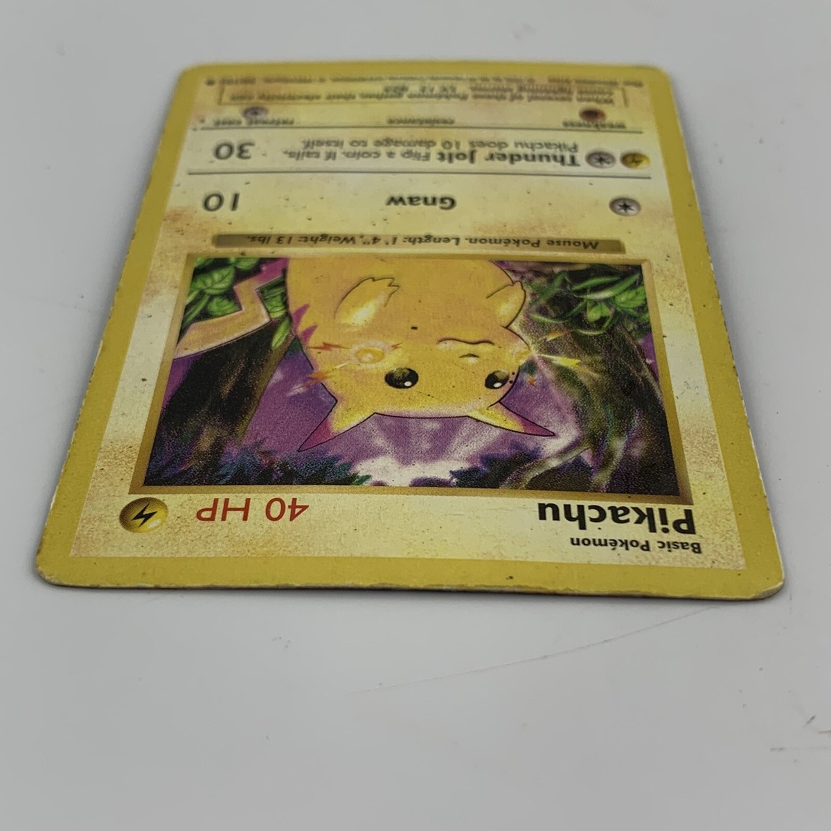 1999 Pokemon 1st Edition Shadowless Base Set Yellow Cheeks Pikachu