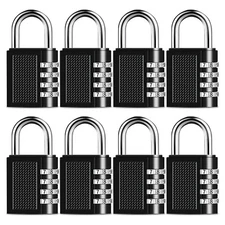 Combination Lock 4 Digit Padlock for School Gym Locker Anti Rust Weatherproof US