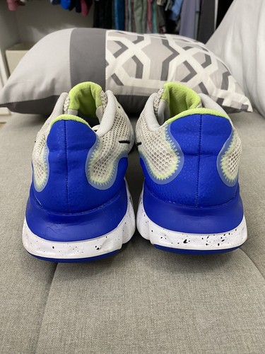 Nike Mens Renew Run CW5844-100 White Blue Running Shoes Lace Up Size 11 - Picture 5 of 7